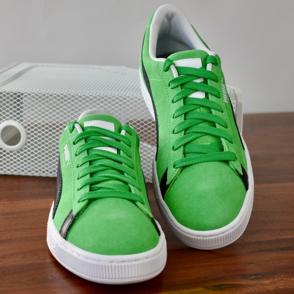 🆕 Puma Green Suede Classics - Picture 7 of 8